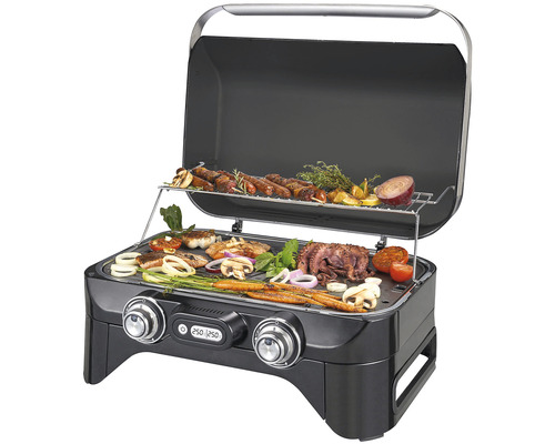 Grătar cu alimente pe grătar