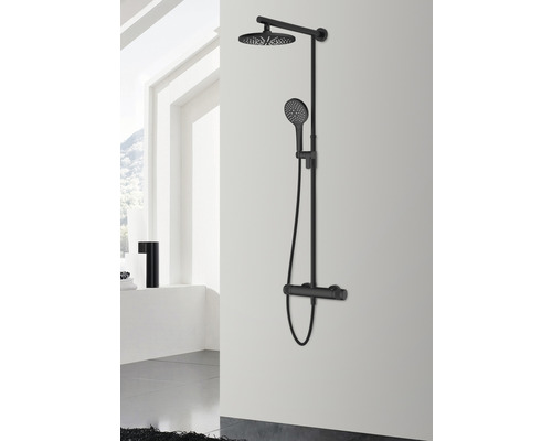 Sistem de duș cu duș fix și duș de mână în baie