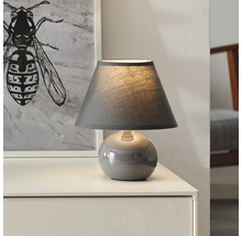 Veioză Primo E14 max. 1x40W, ceramică/gri închis