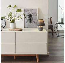 Veioză Primo E14 max. 1x40W, ceramică/gri închis