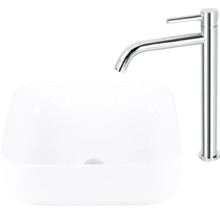 Lavoar ceramic de blat cu robinet