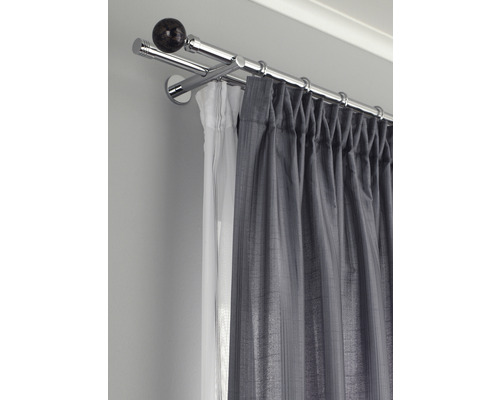 Bară dublă pentru perdea cu draperii