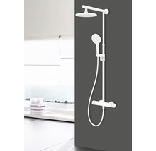 Sistem de duș cu termostat AVITAL Topino duș fix 1 funcție pară duș 3 funcții finisaj inox-thumb-1