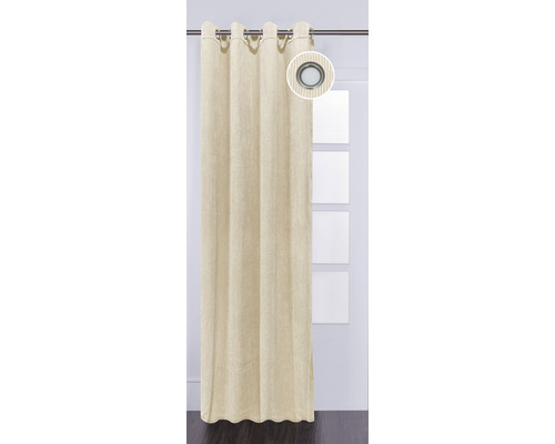 Cortină opacă cu suspensie cu ochiuri