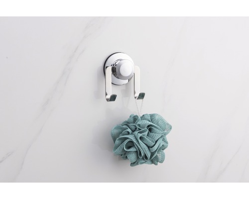 Cârlig cu ventuză și burete de baie