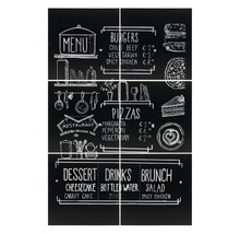 Tablă de scris cu bandă dublu adezivă Securit® Silhouette, set 6 buc. (40x40 cm)-thumb-2 Tablă de scris cu bandă dublu adezivă Securit® Silhouette, set 6 buc. (40x40 cm)-thumb-2