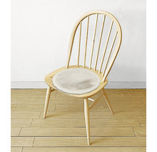 Scaun din lemn cu pernă rotundă pentru șezut