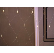 Plasă decorativă cu șiruri luminoase cu lumini alb cald