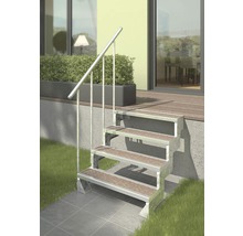 Scară exterioară cu balustradă pentru grădină
