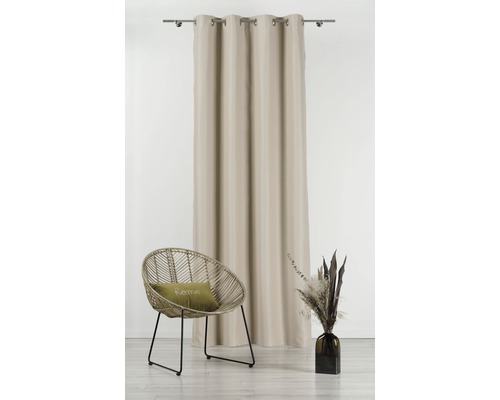 Perdea cu bride și bară