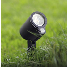 Proiector spot cu LED integrat Spot Garden 7,9W, senzor de mișcare, pentru exterior IP44, antracit, conexiune Bluetooth-thumb-1