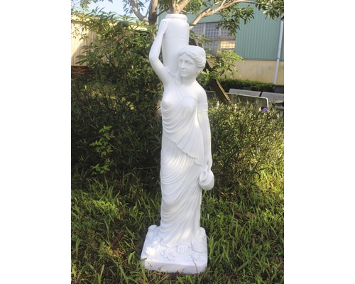 Figurină de grădină Phoebe, marmură, 160 cm, alb