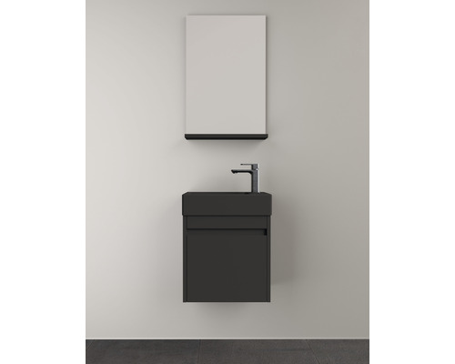 Chiuvetă cu dulap și oglindă pentru baie