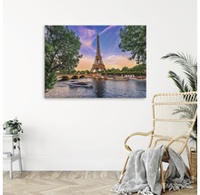 Tablou canvas cu vedere la Turnul Eiffel din Paris peste râu