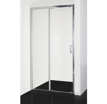 Ușă duș culisantă Sanotechnik Elite 120 x 195 cm sistem Soft Close sticlă transparentă profil crom-thumb-1