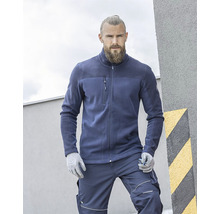 Bluză (polar) de lucru Ardon Michael, material fleece bleumarin, mărimea XXXXL-thumb-2