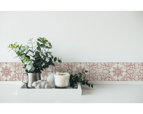 Bordură decorativă de perete cu model în stil vintage