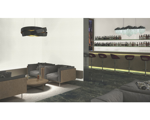 Interior cu zonă de relaxare și bar