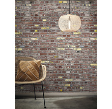Fototapet vlies Smart Art Easy 47255 cărămidă roșu-galben 159x270 cm