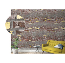 Fototapet vlies Smart Art Easy 47255 cărămidă roșu-galben 159x270 cm