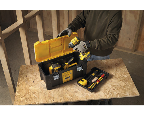 Cutie de scule cu cheie de impact cu acumulator și unelte