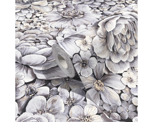 Rola de tapet cu model floral