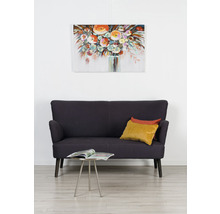 Tablou pictat manual Peony 60x90 cm