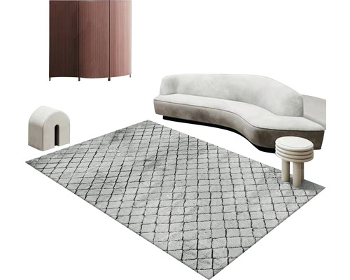 Mobilier cu covor, canapea, dulap și măsuță laterală