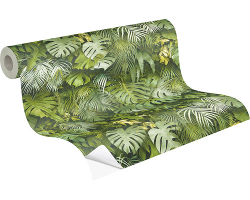 Rola de tapet cu model de plante tropicale