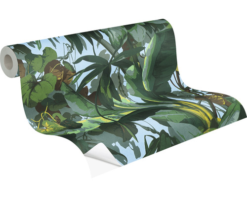 Rola de tapet cu model de junglă