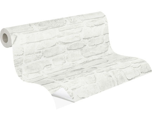 Rola de tapet cu motiv de zid de piatră