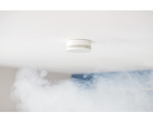 Detector de fum pe tavan cu fum