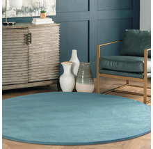 Covor rotund Romantic turcoaz Ø 80 cm