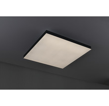 Lumină de tavan pătrată cu ramă neagră