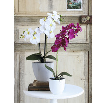 Floare artificială, orhidee, 60 cm, violet-thumb-4