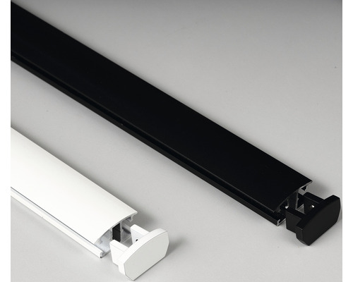 Profil de șină în negru și alb