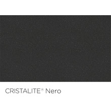 Chiuvetă bucătărie cristalite cu o cuvă Schock Nemo N-100S 49x51 cm, fără picurător, Nero-thumb-4