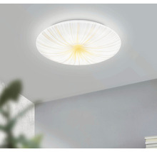 Plafonieră cu LED integrat Nieves 19,5W 2300 lumeni, alb/auriu-thumb-0