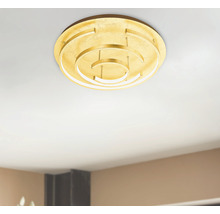 Plafonieră cu LED integrat Pozondon 22,5W 3100 lumeni, auriu