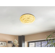 Plafonieră cu LED integrat Pozondon 22,5W 3100 lumeni, auriu