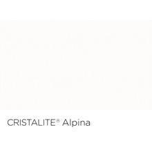 Chiuvetă bucătărie cristalite cu 1 cuvă + ½ Schock Element D-150 100x50 cm, cu picurător, reversibilă, Alpina