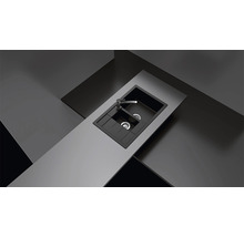 Chiuvetă bucătărie cristalite cu 1 cuvă + ½ Schock Manhattan D-150S 78x50 cm, cu picurător, reversibilă, Sabbia-thumb-10