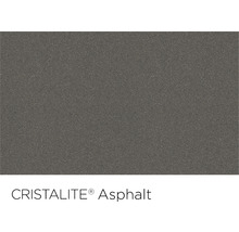 Chiuvetă Cristalite, vedere material asfalt