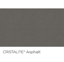 Chiuvetă bucătărie cristalite cu 1 cuvă + ½ Schock Typos D-150S 86x43,5 cm, cu picurător, reversibilă, Asphalt-thumb-4