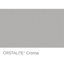 Chiuvetă bucătărie cristalite cu 2 cuve Schock Viola N-200S 79x50 cm, fără picurător, reversibilă, Croma-thumb-4