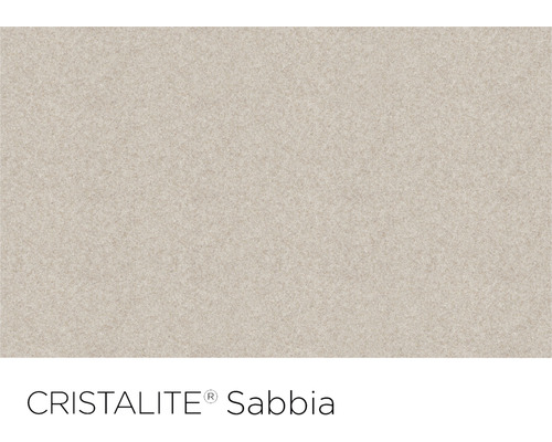 Aspect material chiuvetă CRISTALITE Sabbia