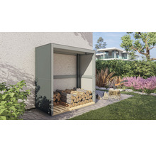Suport pentru lemne de foc Bertilo 151x75x154 cm gri antracit