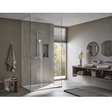 Sistem de duș cu termostat Grohe Euphoria XXL 310, duș fix 1 funcție, pară duș 3 funcții, furtun duș 175 cm, crom