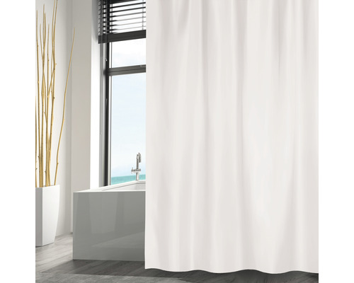 Perdea de duş MSV Textil 240x200 cm alb