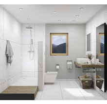 Gresie interior porțelanată rectificată Premium Calacatta 58x118 cm